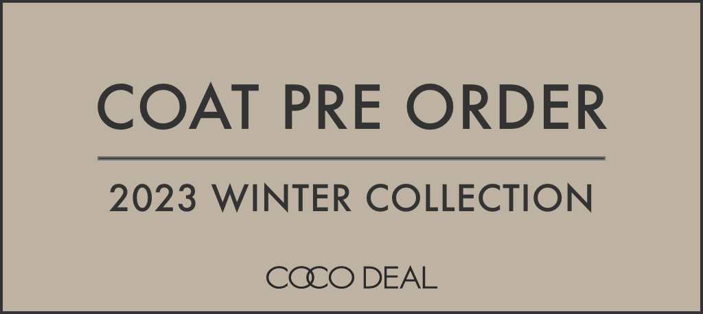 COAT PRE ORDER 2023 WINTER COLLECTION COCODEAL