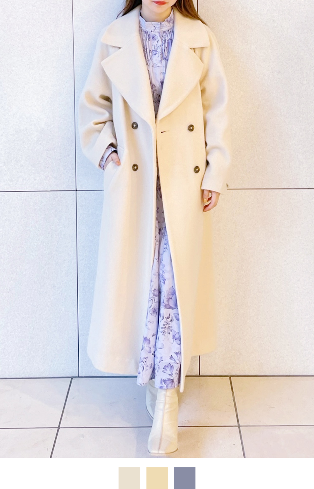 202209 Lillian Carat Coat Pre Order｜PETAL ONLINE（ペタル