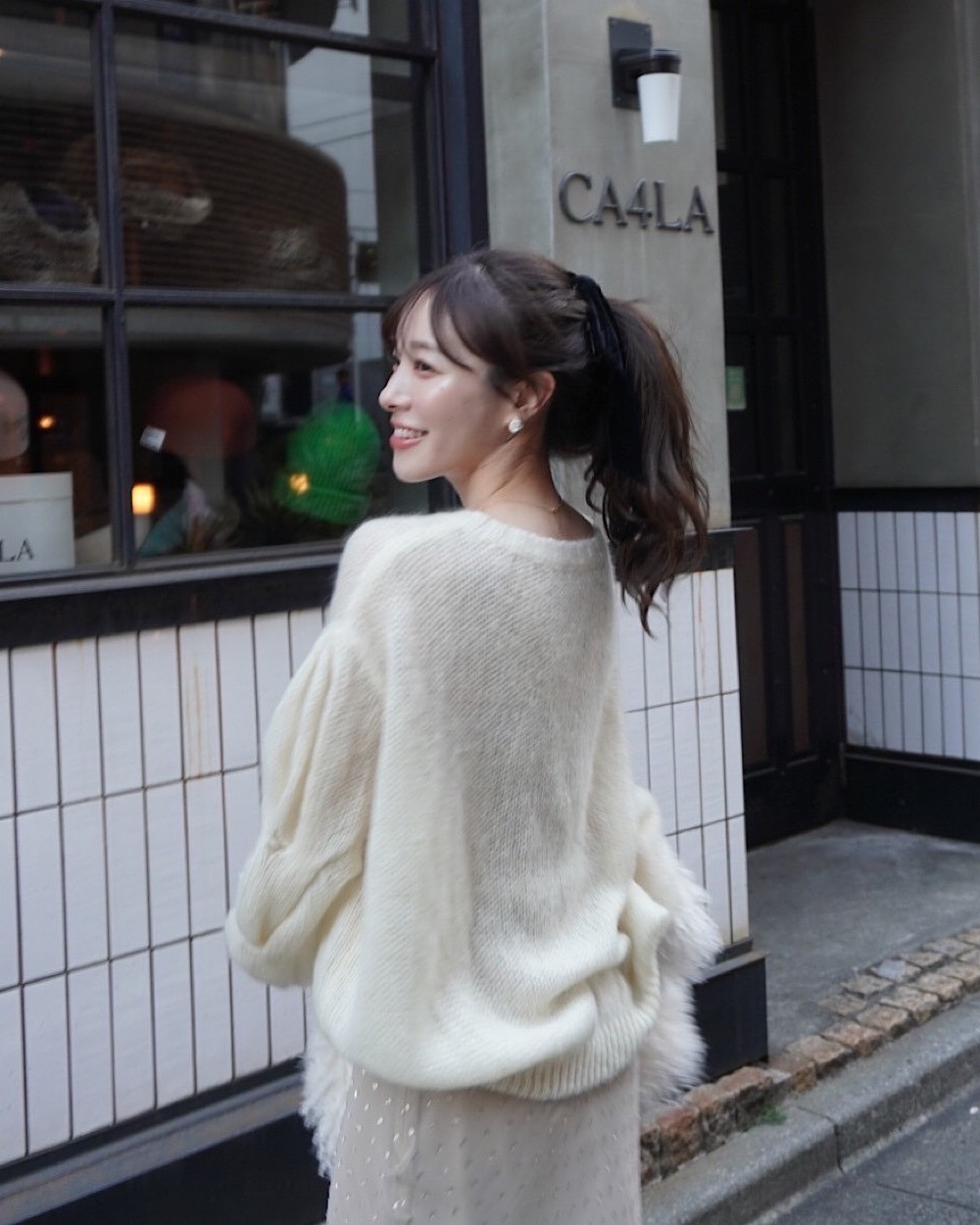 aimeine センタータックキッドモヘヤニット aimeine センタータックキッドモヘヤニット 柔らかい