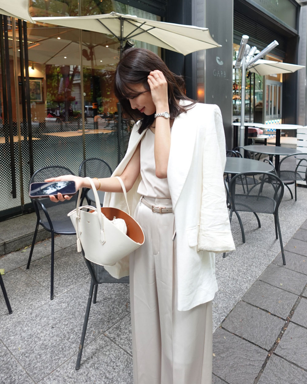 女性らしさとかっこよさを兼ね備えた美シルエットパンツ｜Aimeine