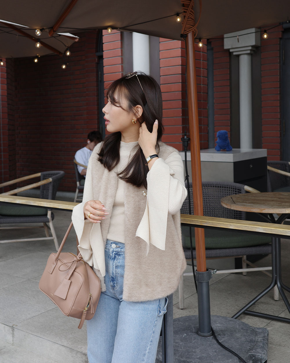 【美品】Aimeine エメイン　バックスリットベルトジャケット Aimeine エメイン】バックスリットベルトジャケット 商品一覧