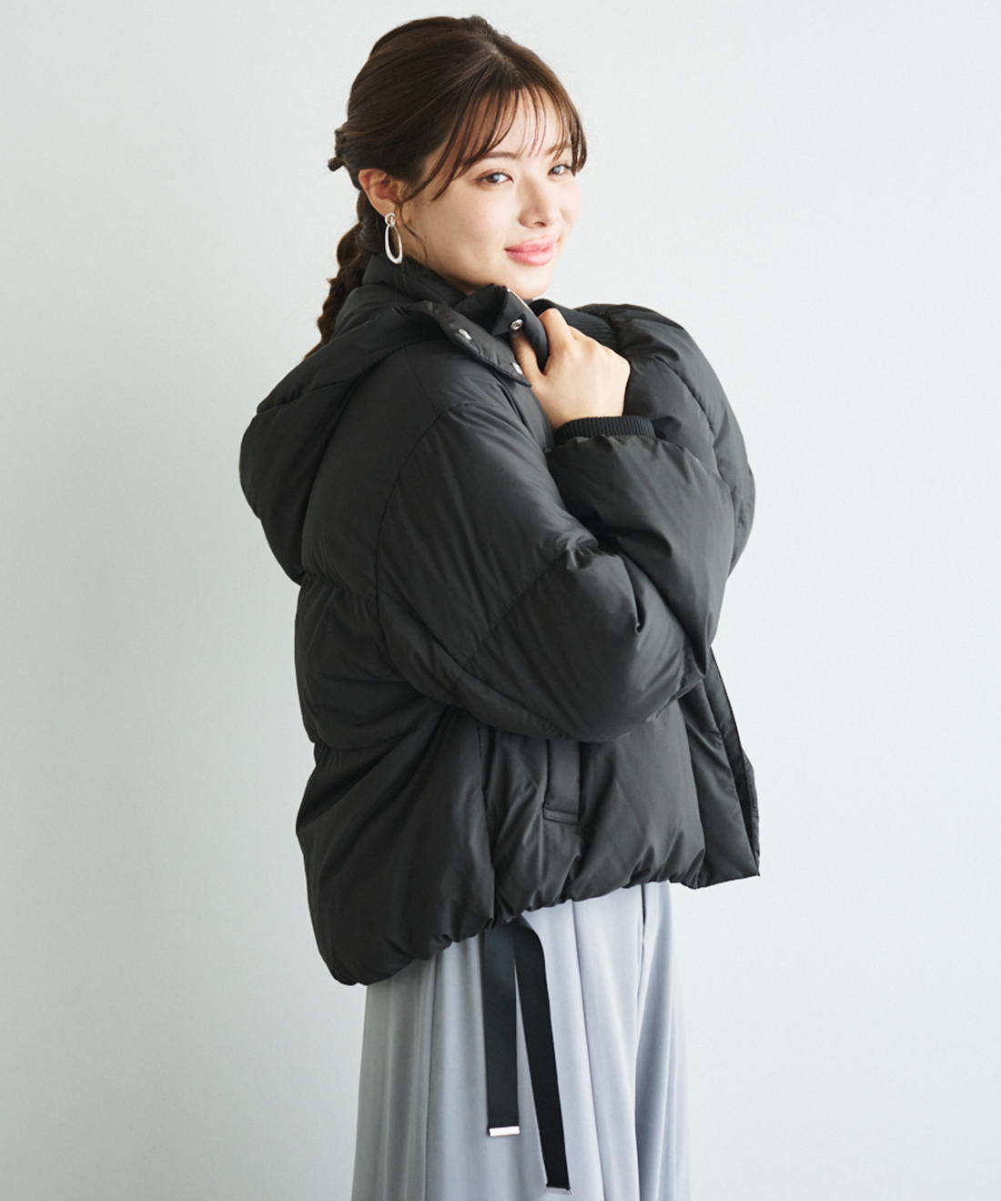 サイドリボンショートダウン｜PETAL ONLINE（ペタルオンライン）