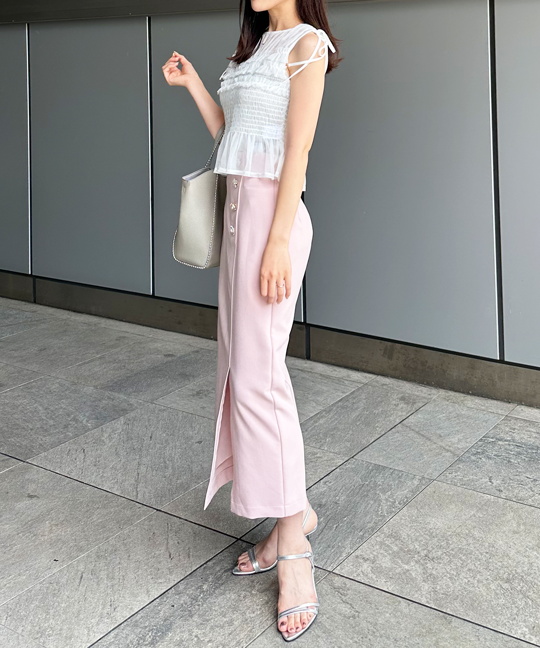 LILIAN CARAT フラワービジュータイトスカート フラワービジュータイトスカート｜PETAL ONLINE（ペタルオンライン）