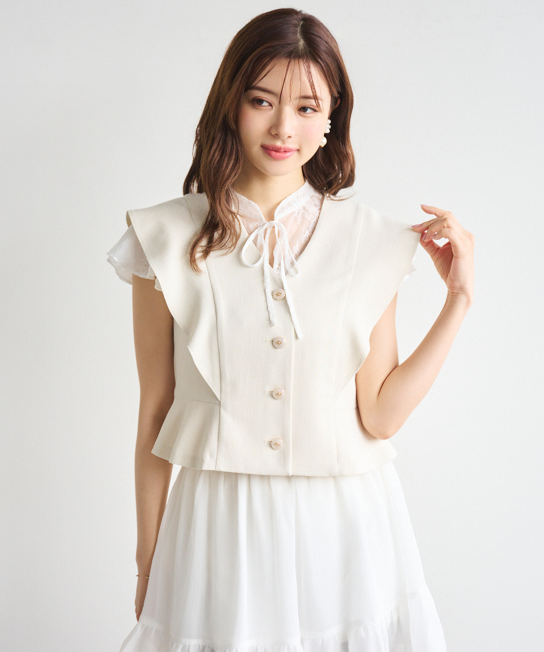 ★Phase eight Jaqlyn ポルカドットｘフリル 上質マキシ★ 楽天市場】マキシワンピース 前開き カシュクール ロング
