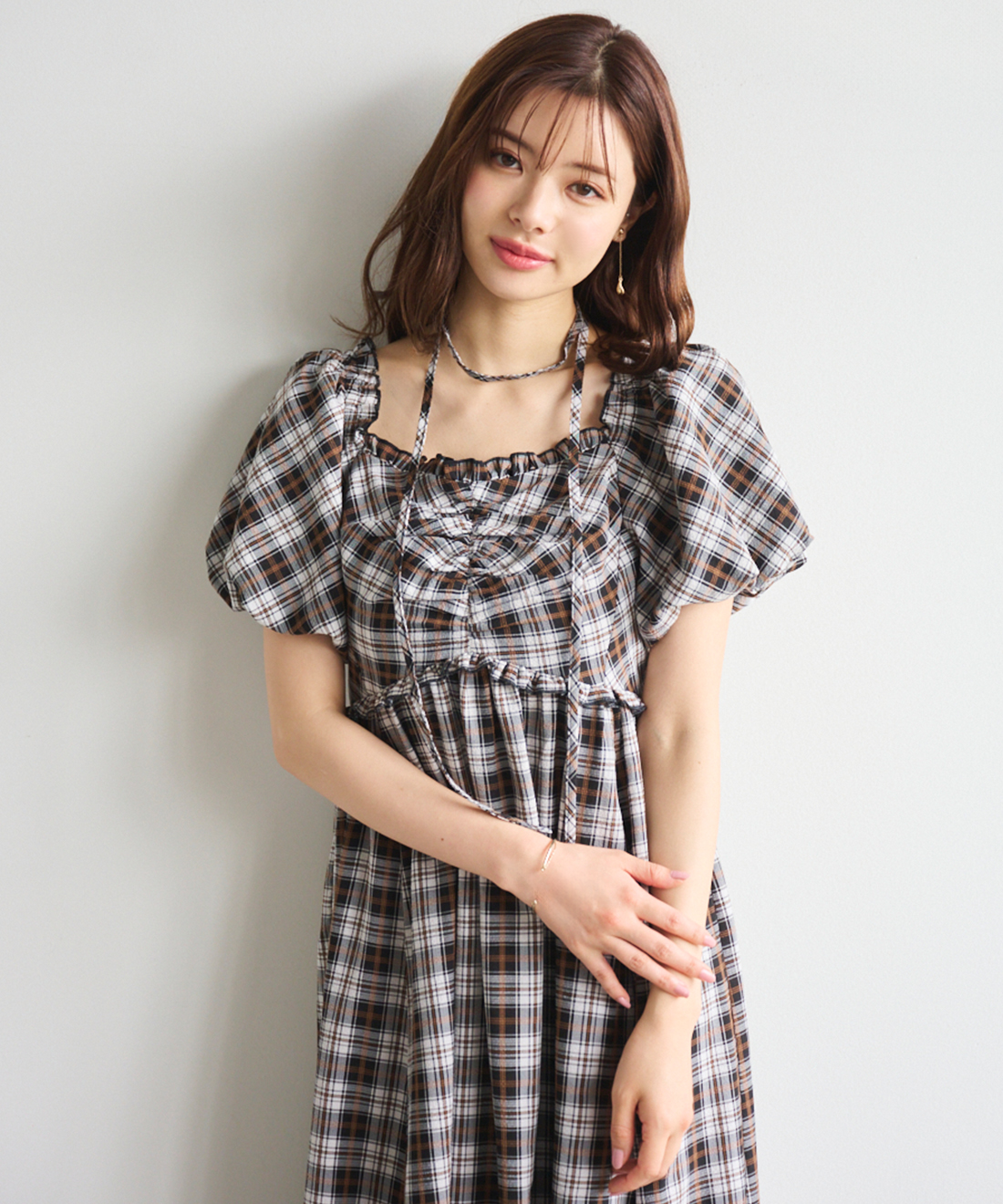 2WAYチェックワンピース｜PETAL ONLINE（ペタルオンライン）