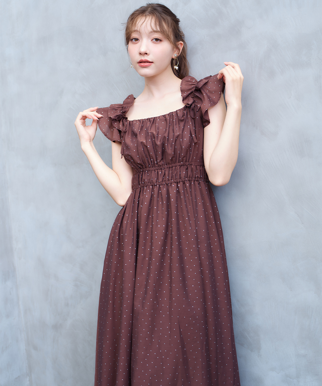 正規品♡オンライン限定♡アランボーダーワンピース＆ソックス