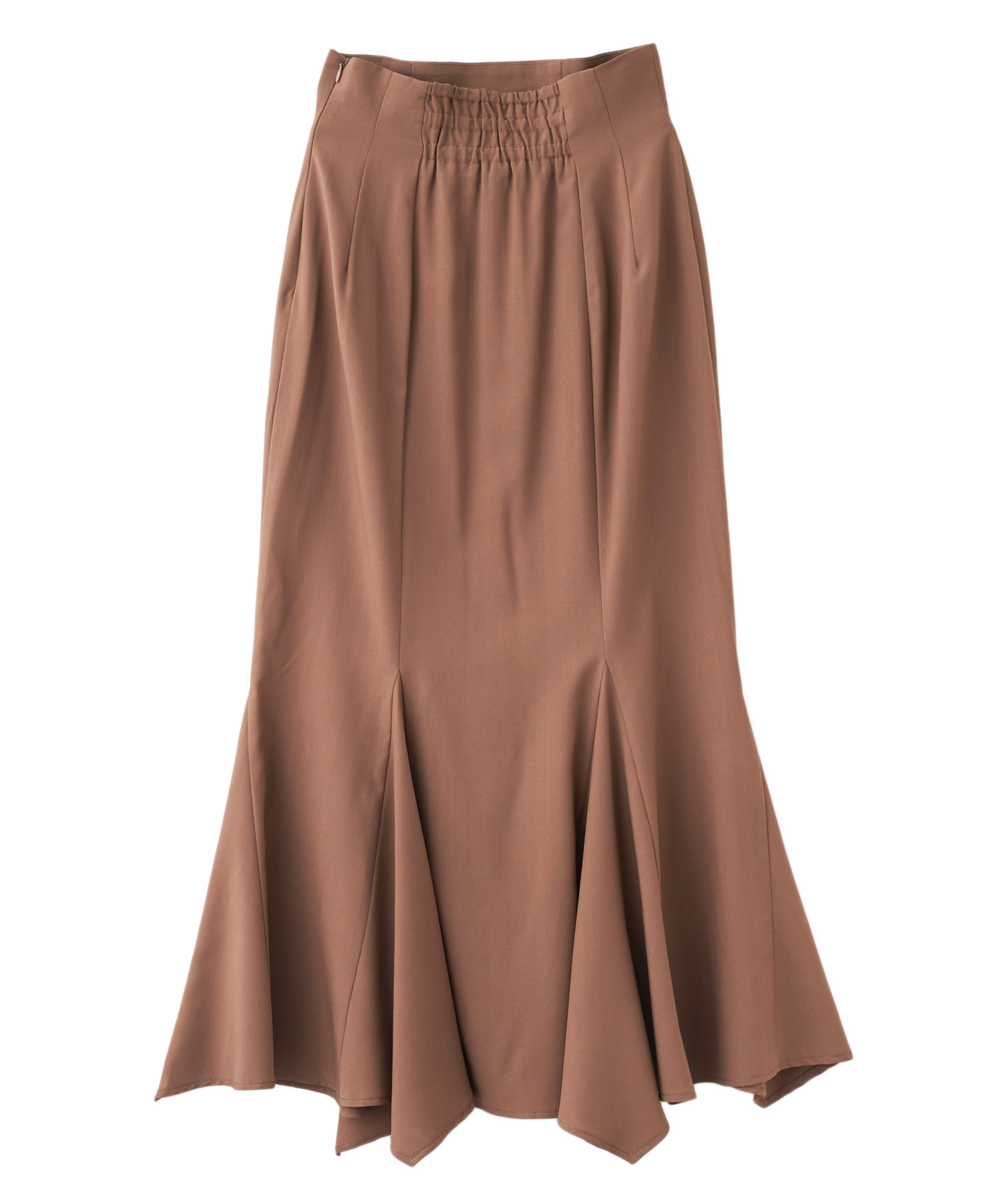 【未使用★20ss】サイズ38 MARNI レーヨンペプラムマーメイドスカート/エンジ系◆定価86，900円☆マルニ (13152)