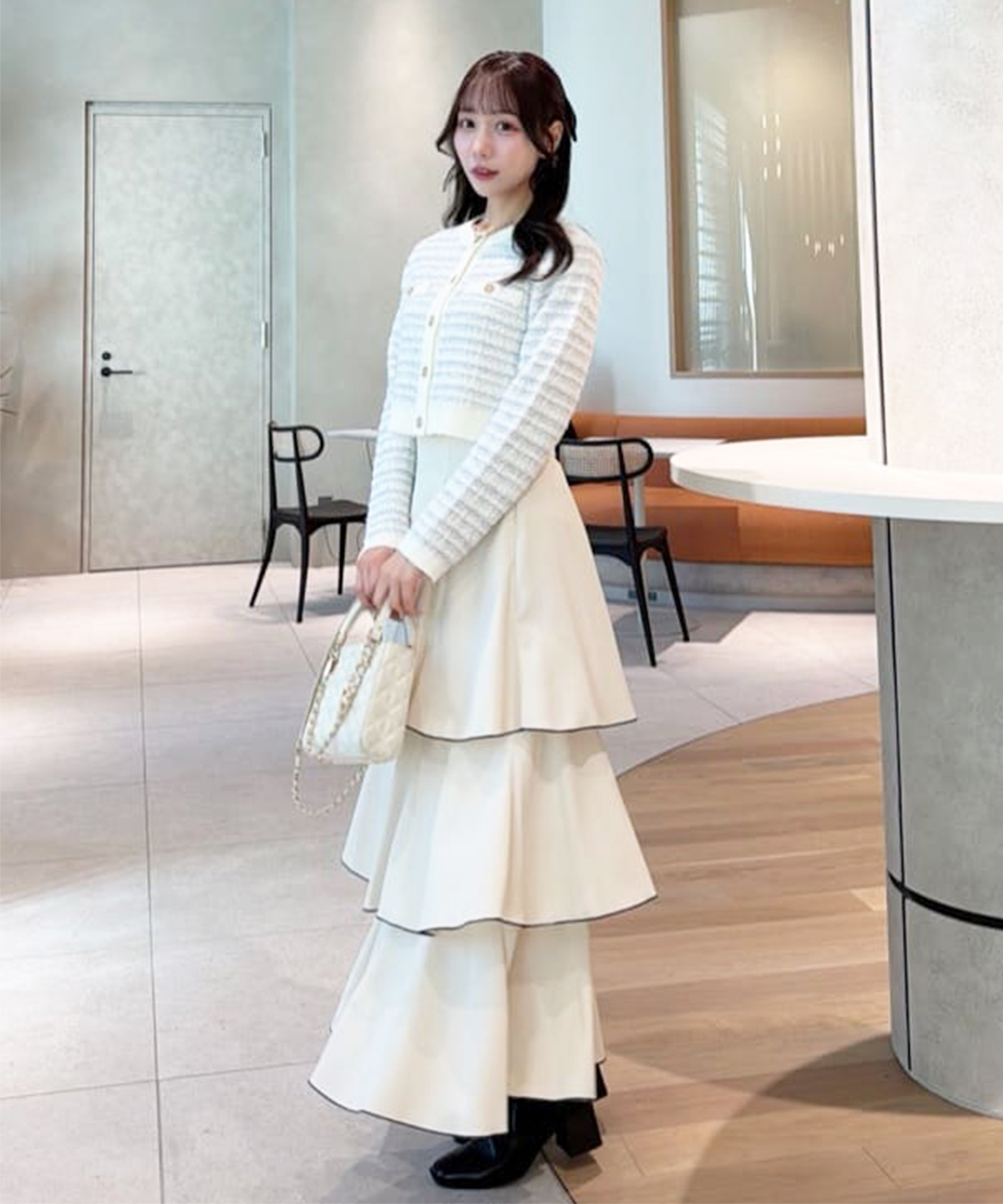 バイカラーティアードスカ―ト｜PETAL ONLINE（ペタルオンライン）