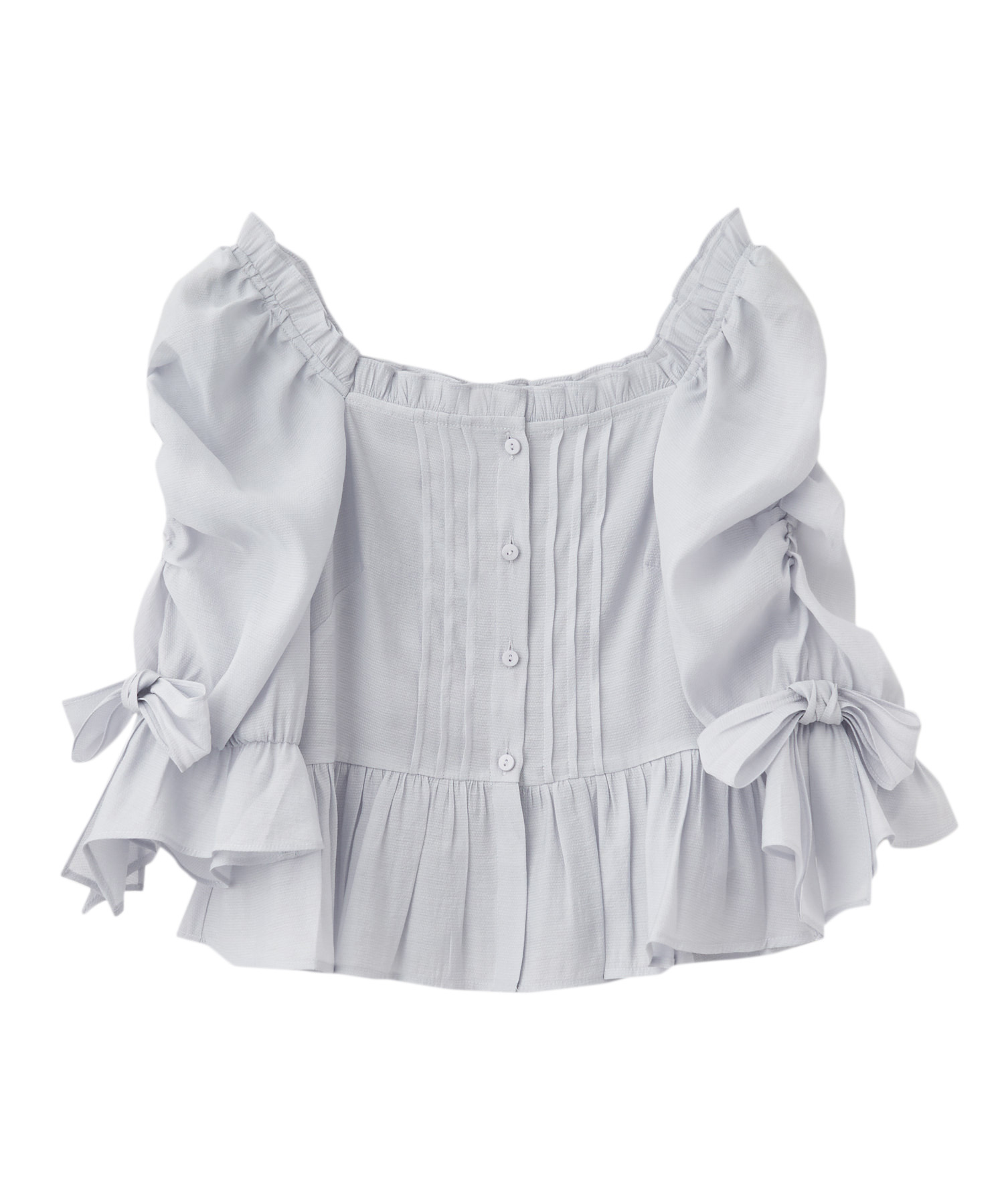 予約商品/LILLIAN CARAT リリアンカラット リボンスリーブピンタックブラウス 45518108 8月上〜9月上入荷予定  25FW 2025秋冬 キャンセル返品不可 リボンスリーブピンタックブラウス｜PETAL ONLINE（ペタル