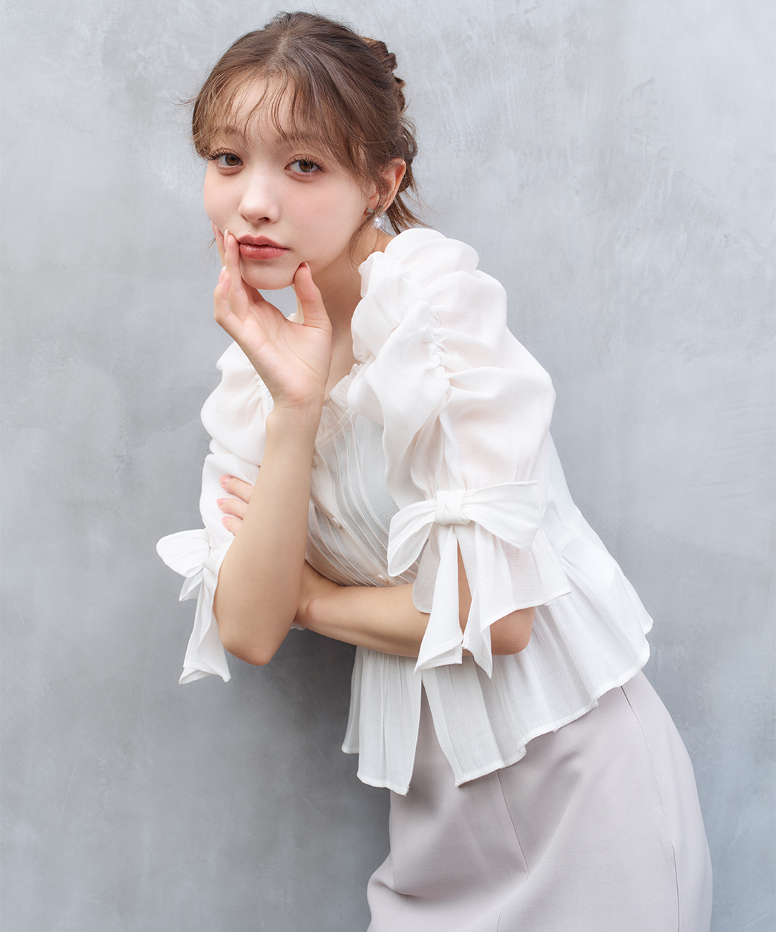 tao commedesgarcons 花柄　チュールブラウス　2025ss tao commedesgarcons 花柄チュールブラウス2025ss