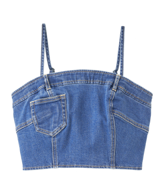 【WEEKEND SALE対象品番】2WAYデニムビスチェ