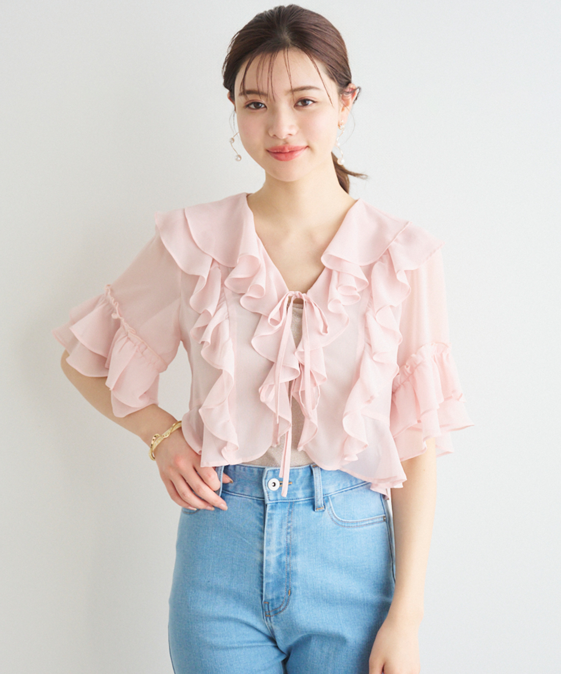 土日も即日発送/LILLIAN CARAT リリアンカラット フロントリボンフリルボレロブラウス 45518515  25FW 2025秋冬 キャンセル返品不可 楽天市場】【即日発送】LILLIAN CARAT リリアンカラット