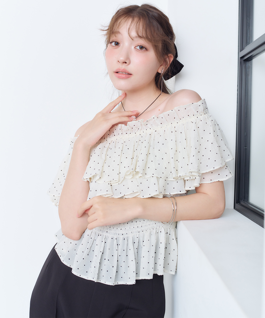 ハニーズ Honeys オフショル2wayトップス トップス ブラウス