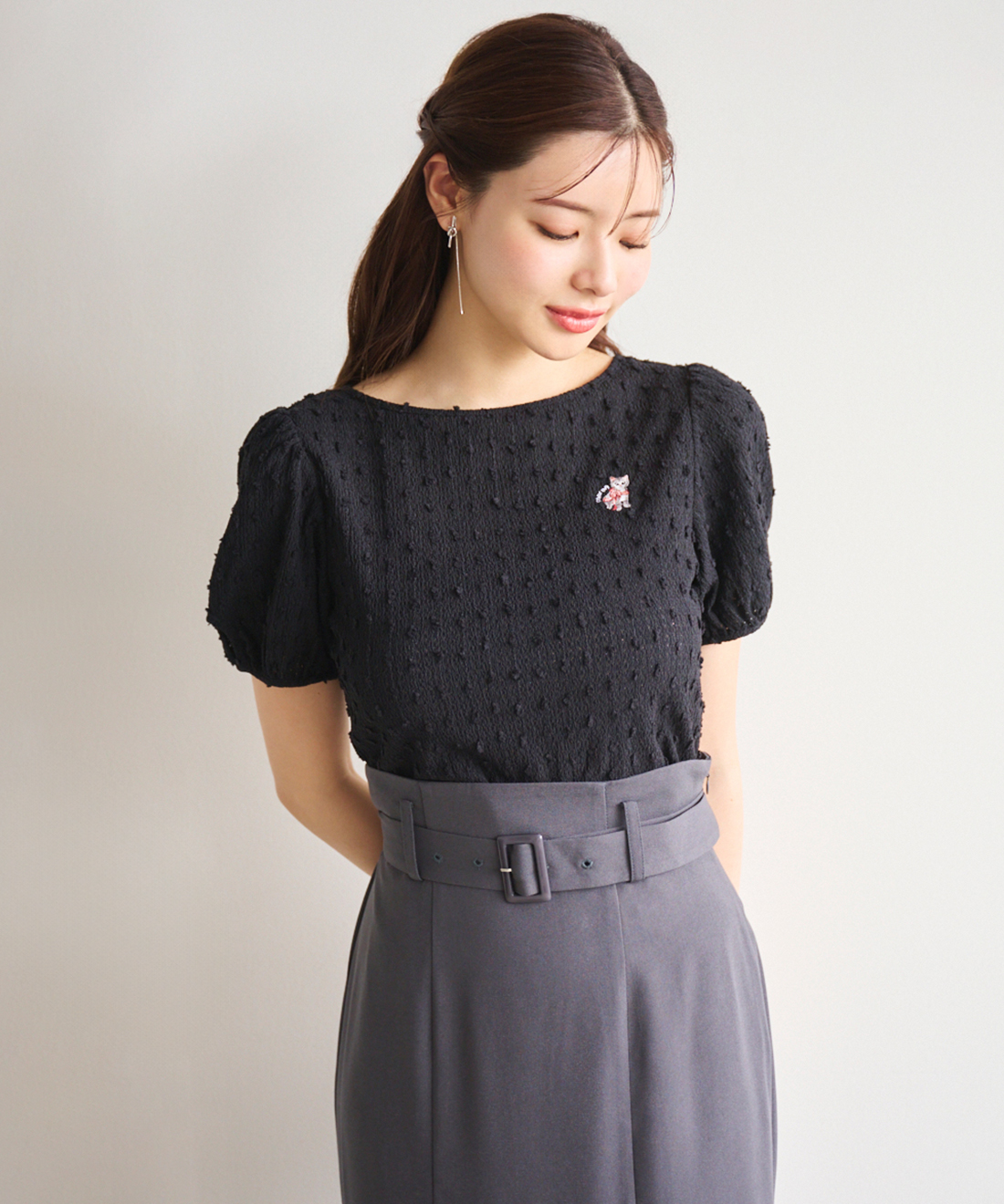 lilianさん専用 ronron刺繍ジャガードトップス｜PETAL ONLINE（ペタルオンライン）