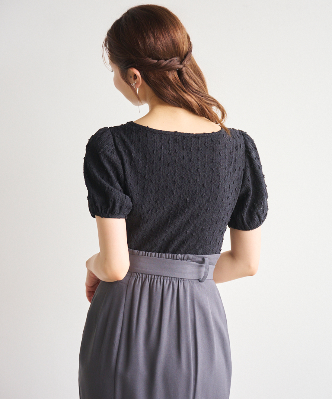 ronron刺繍ジャガードトップス｜PETAL ONLINE（ペタルオンライン）