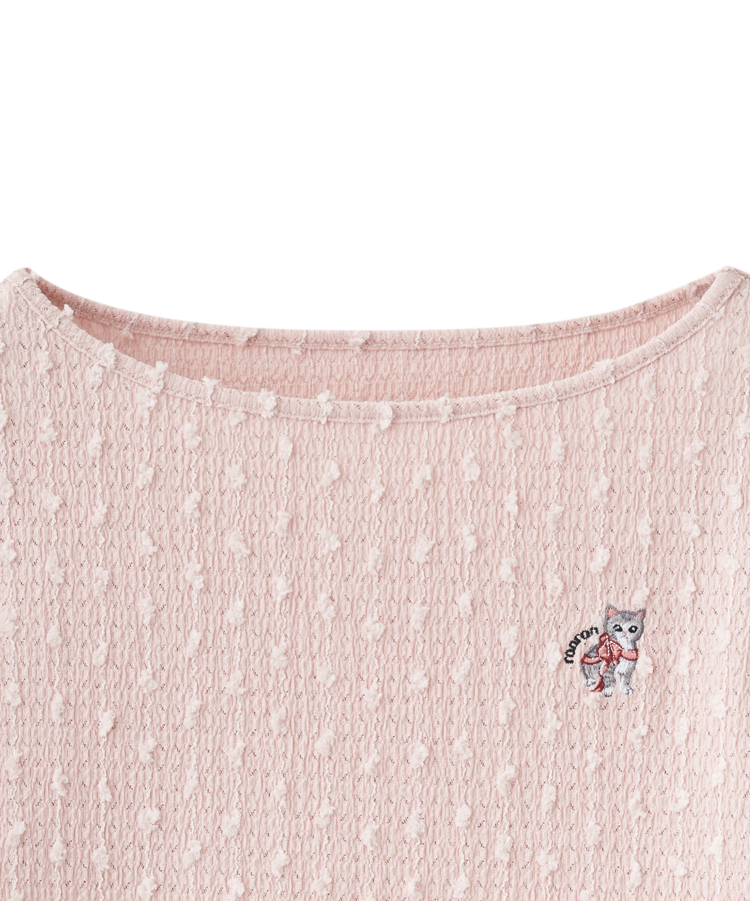 ronron刺繍ジャガードトップス｜PETAL ONLINE（ペタルオンライン）