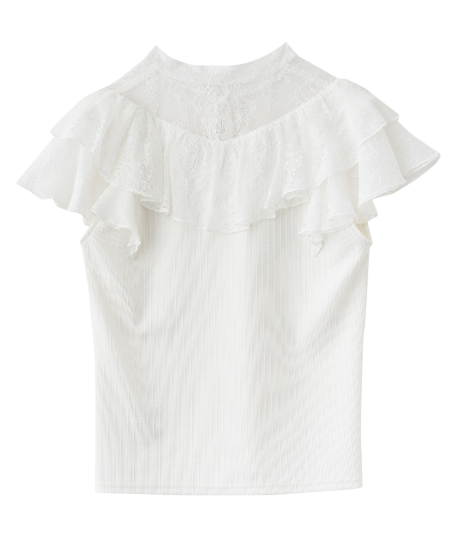 SALE,セール,16WCT244055,styling,スタイリング,フリルドッキングカットトップス ,新作,送料無料,24AW Amazon | [スタイリング/] フリルドッキングカットトップス