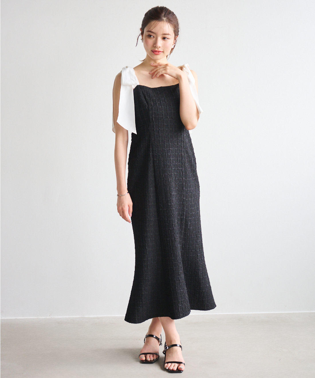 【りぼん】ワンピース ショルダーリボンワンピース｜PETAL ONLINE（ペタルオンライン）