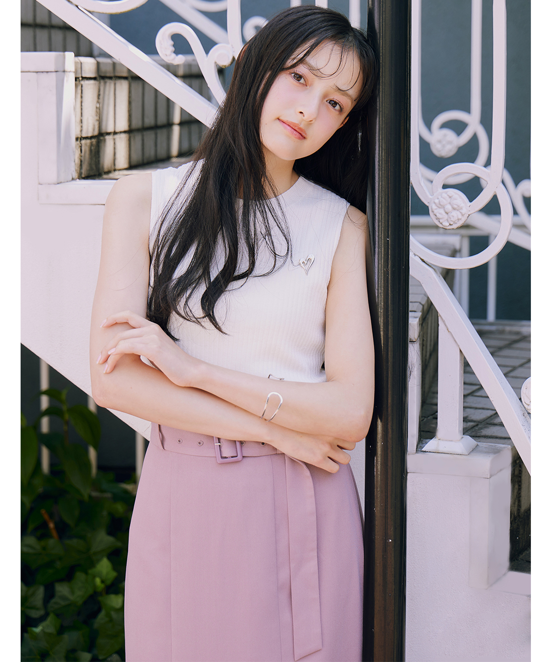 ハートブローチ付きニット｜PETAL ONLINE（ペタルオンライン）