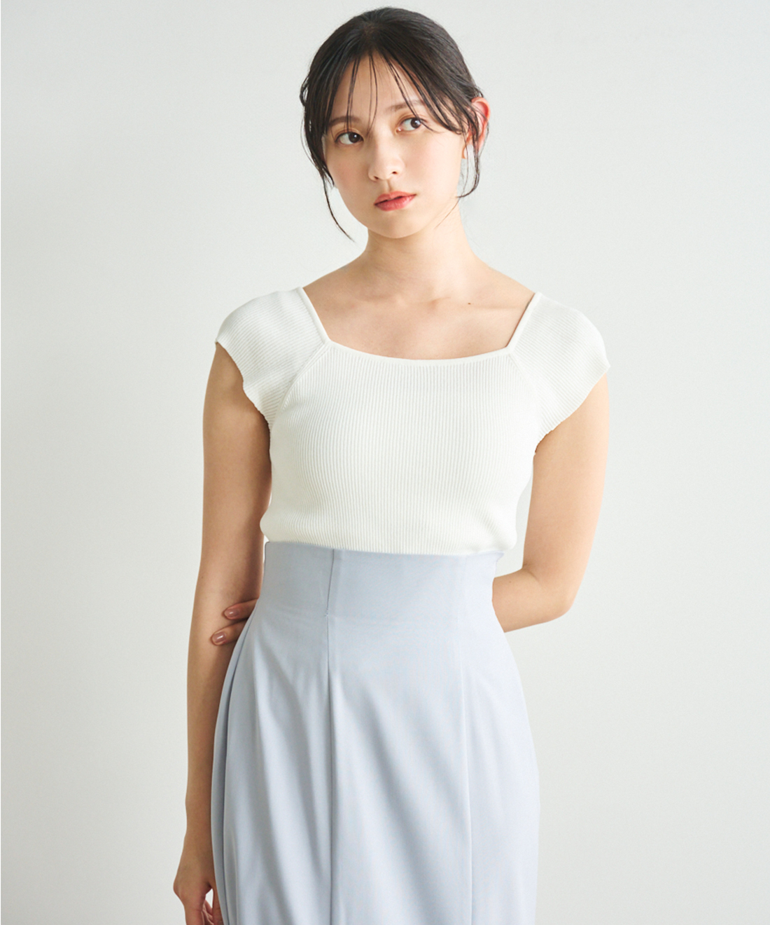アンサンブル (CREOLME)リブカットアンサンブル ROSE BUD アンサンブル (CREOLME)リブカットアンサンブル
