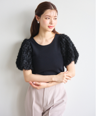 Grand Table ☆新品 シャギーパフスリーブニット シャギースリーブニット｜PETAL ONLINE（ペタルオンライン）