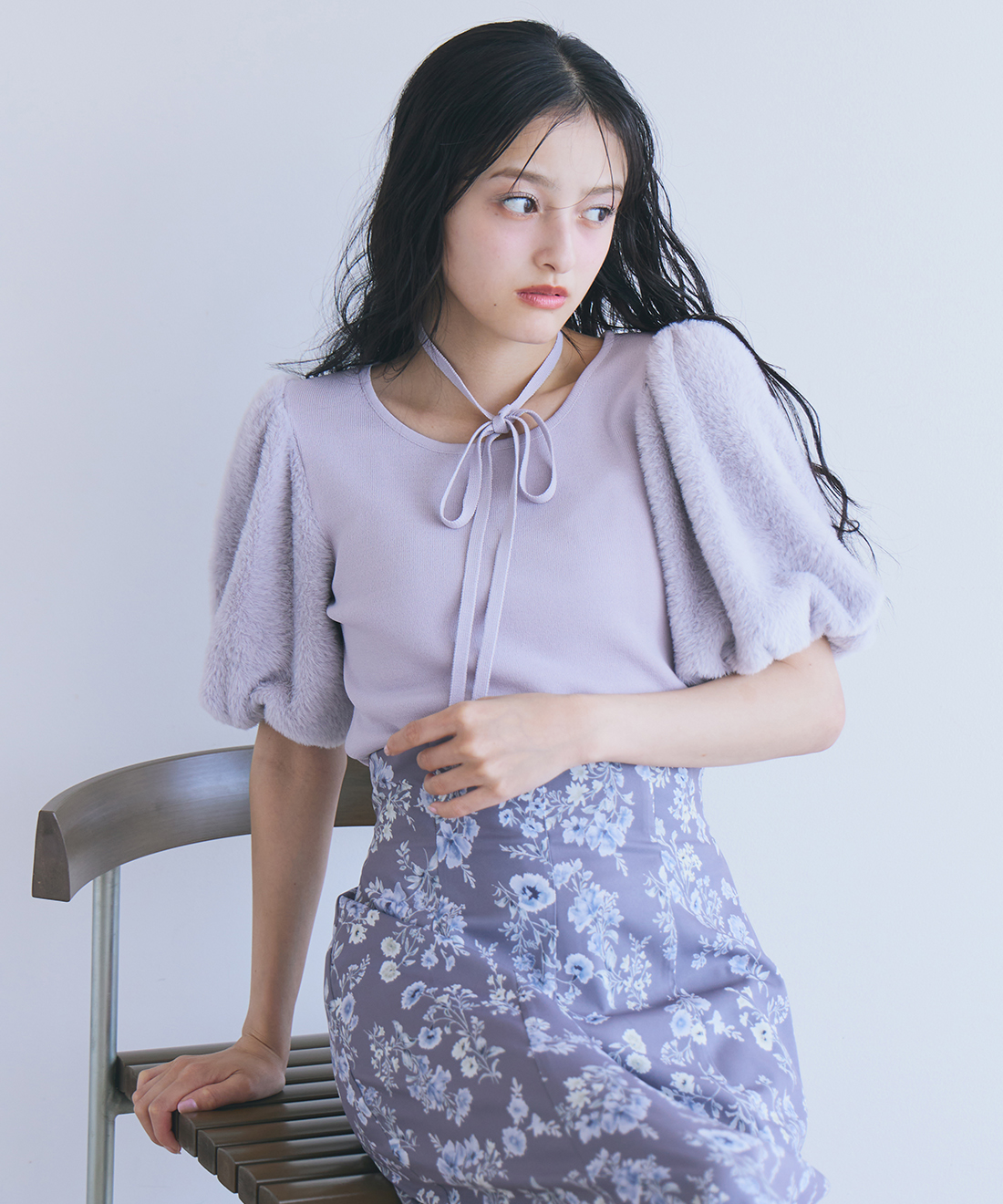 予約商品/LILLIAN CARAT リリアンカラット シャギースリーブニット 45531103 8月上〜9月上入荷予定  25FW 2025秋冬 キャンセル返品不可 シャギースリーブニット｜PETAL ONLINE（ペタルオンライン）