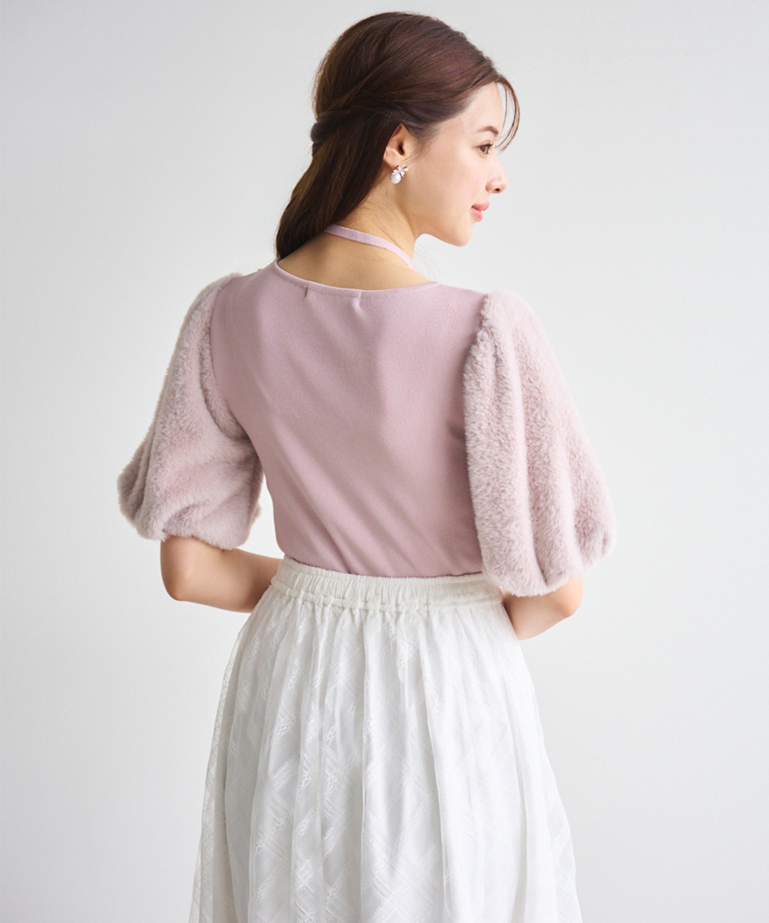 予約商品/LILLIAN CARAT リリアンカラット シャギースリーブニット 45531103 8月上〜9月上入荷予定  25FW 2025秋冬 キャンセル返品不可 シャギースリーブニット｜PETAL ONLINE（ペタルオンライン）