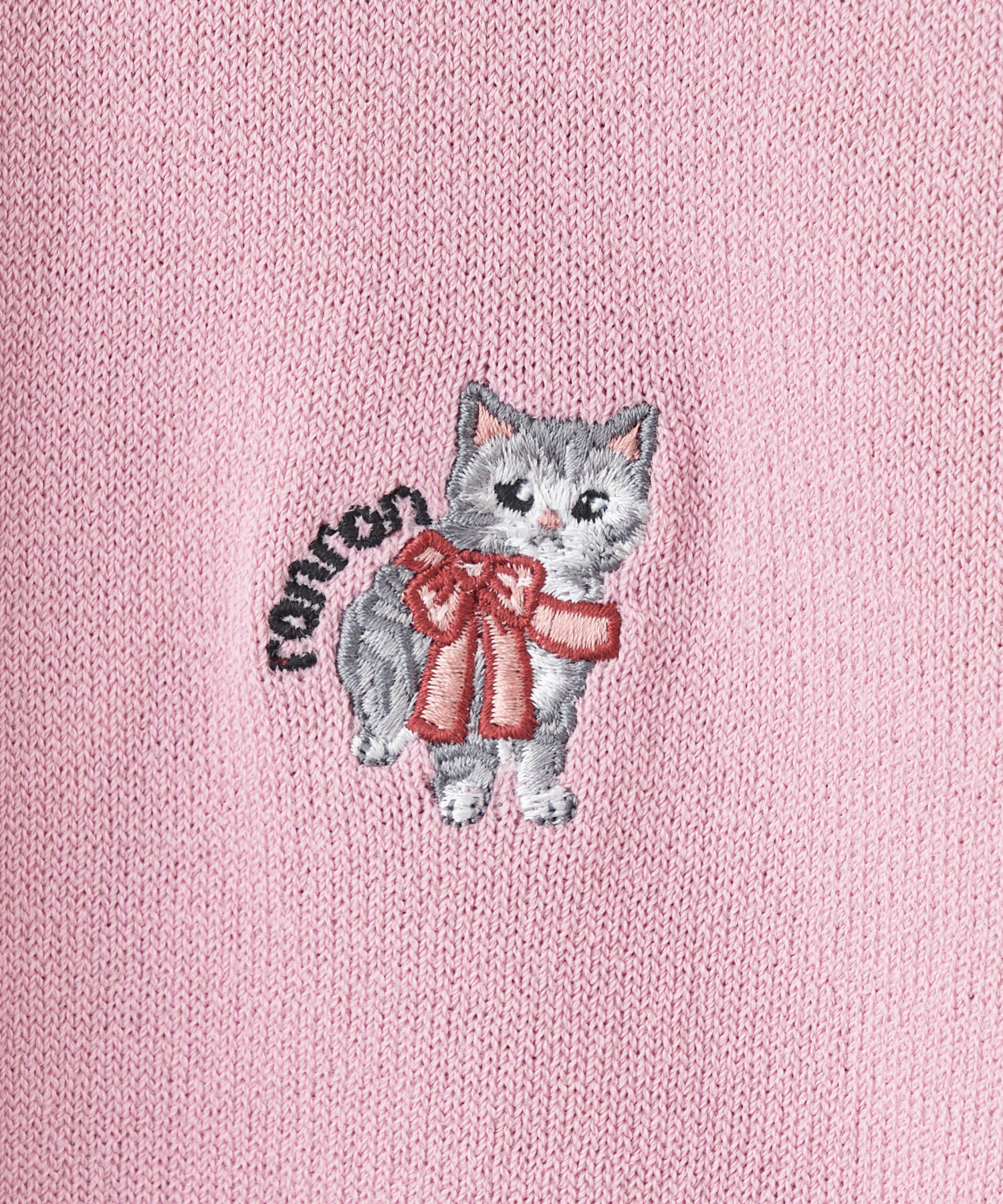 ronron刺繍ニットカーディガン｜PETAL ONLINE（ペタルオンライン）
