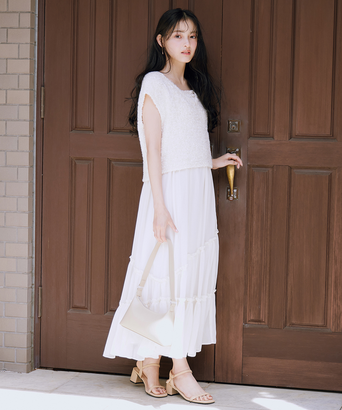 コンペイトウノミツ＊ラベンダー bouquet＊ワンピース コンペイトウノミツ＊ラベンダー bouquet＊ワンピース ワンピース