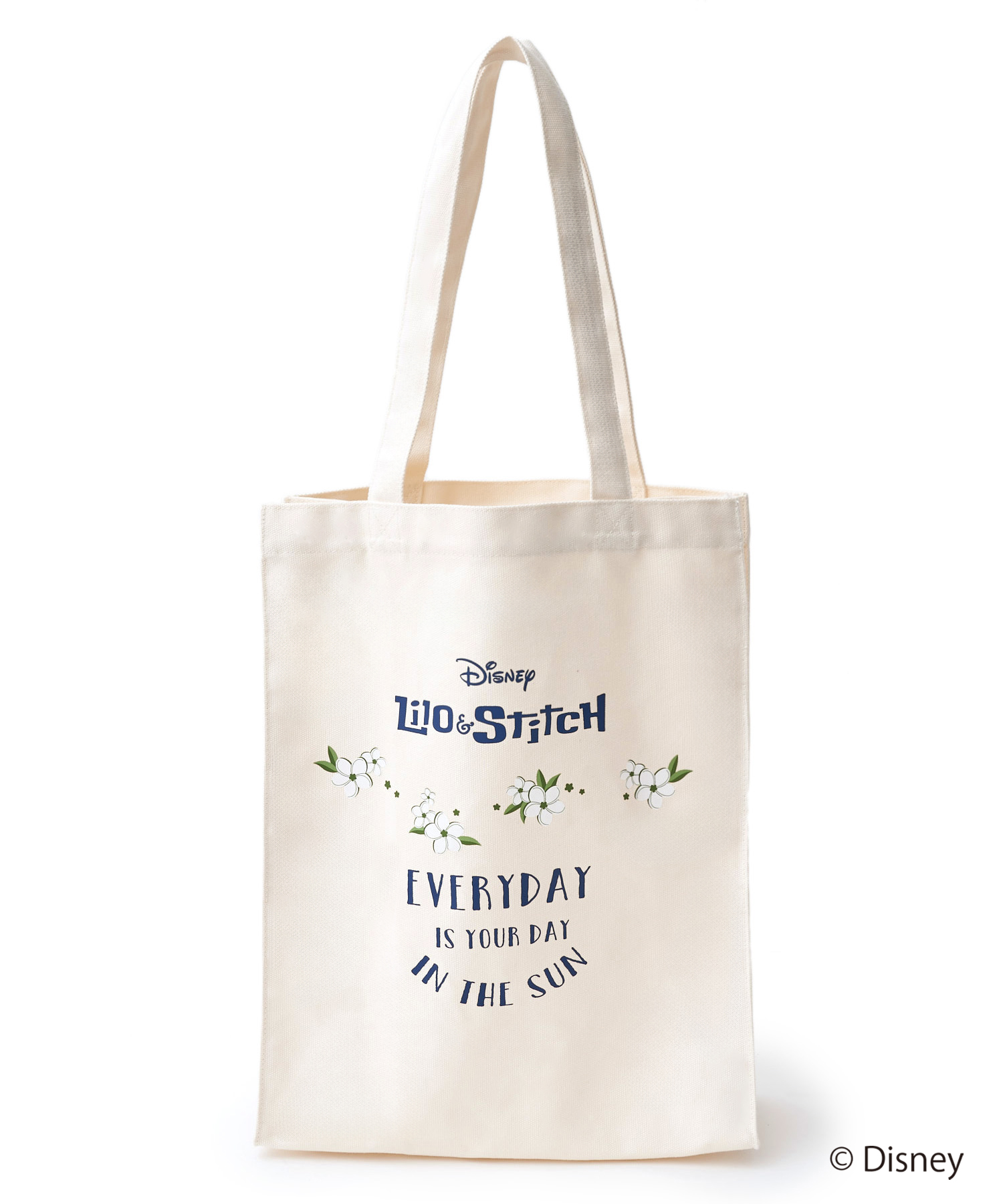 WCJ リロ&スティッチ トート 撥水 ホワイト WCJ-TD-019IVO 撥水】Disney / Lilo & Stitch TOTE BAG【WCJ-TD-019I