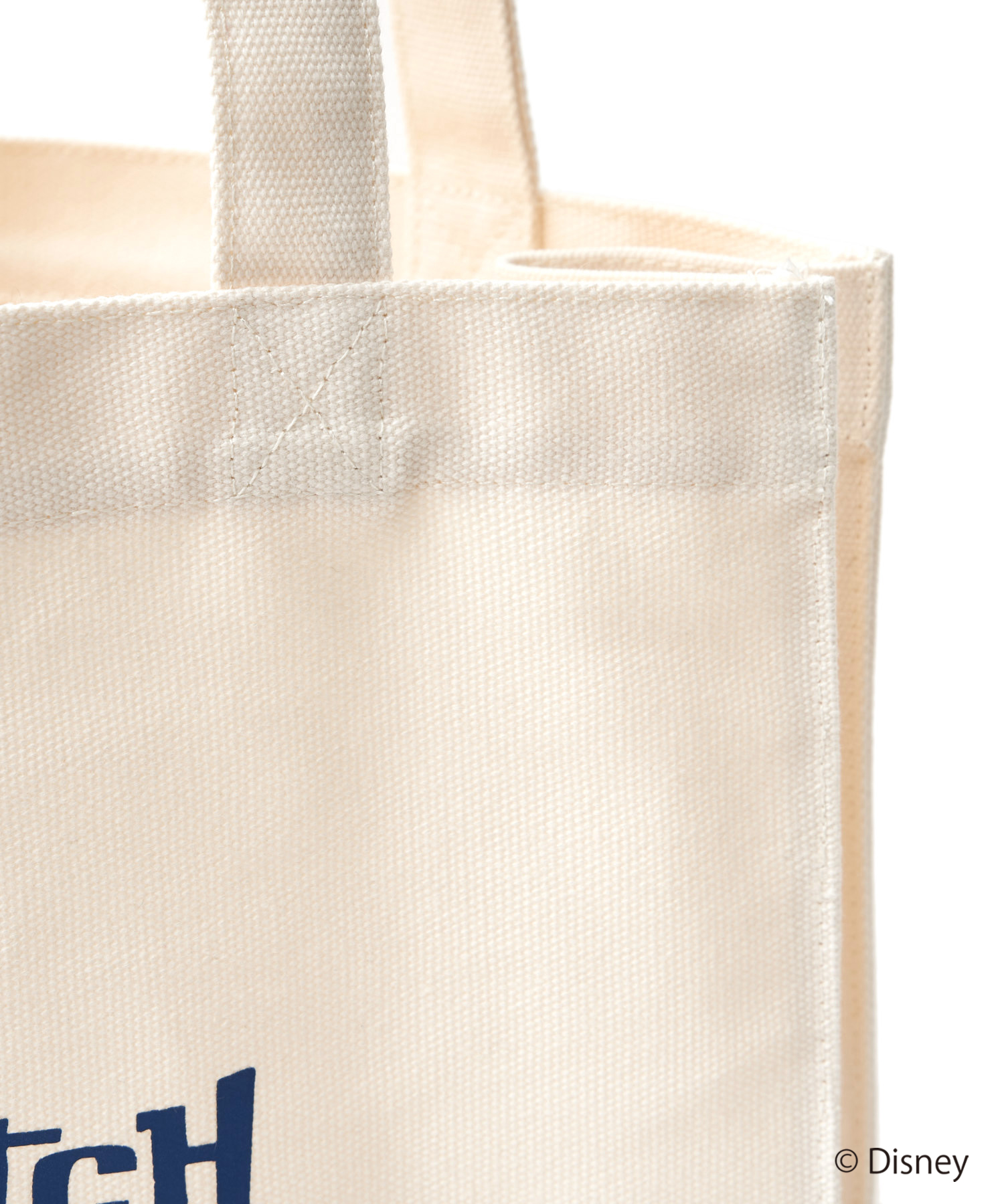 WCJ リロ&スティッチ トート 撥水 ホワイト WCJ-TD-019IVO 撥水】Disney / Lilo & Stitch TOTE BAG【WCJ-TD-019I