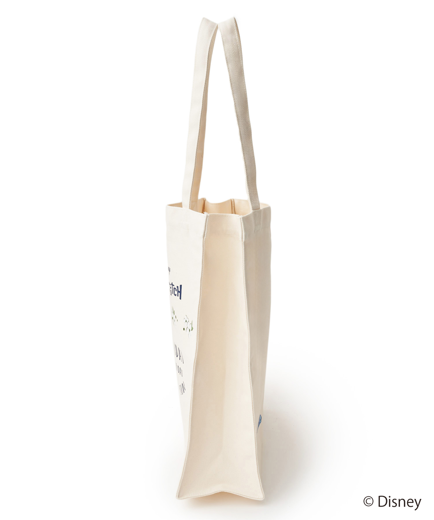 WCJ リロ&スティッチ トート 撥水 ホワイト WCJ-TD-019IVO 撥水】Disney / Lilo & Stitch TOTE BAG【WCJ-TD-019I