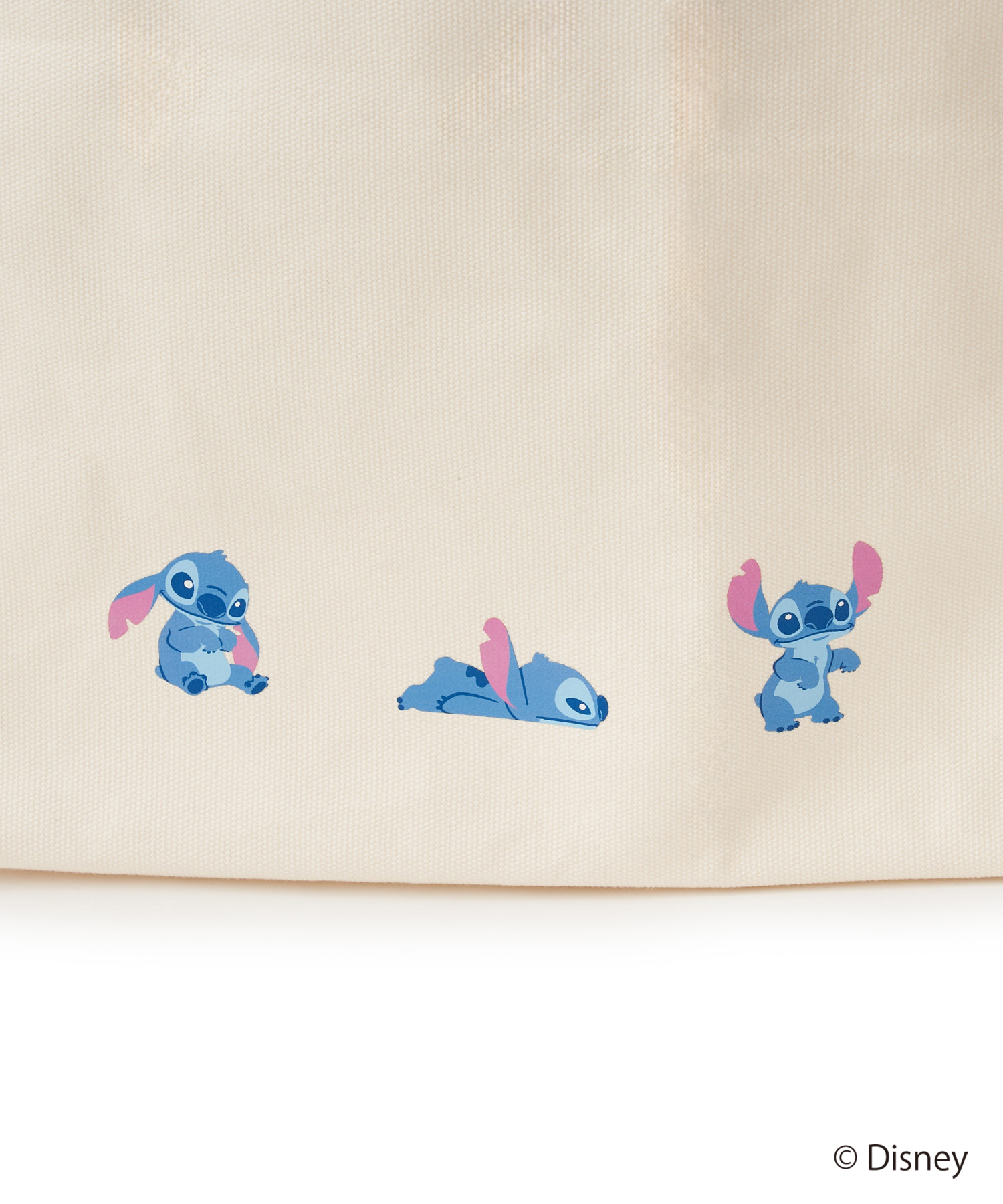 WCJ リロ&スティッチ トート 撥水 ホワイト WCJ-TD-019IVO 撥水】Disney / Lilo & Stitch TOTE BAG【WCJ-TD-019I