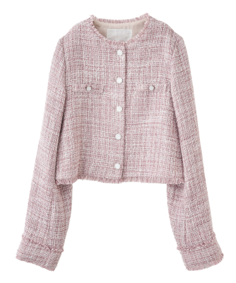 ノーカラーツイードジャケット｜PETAL ONLINE（ペタルオンライン）