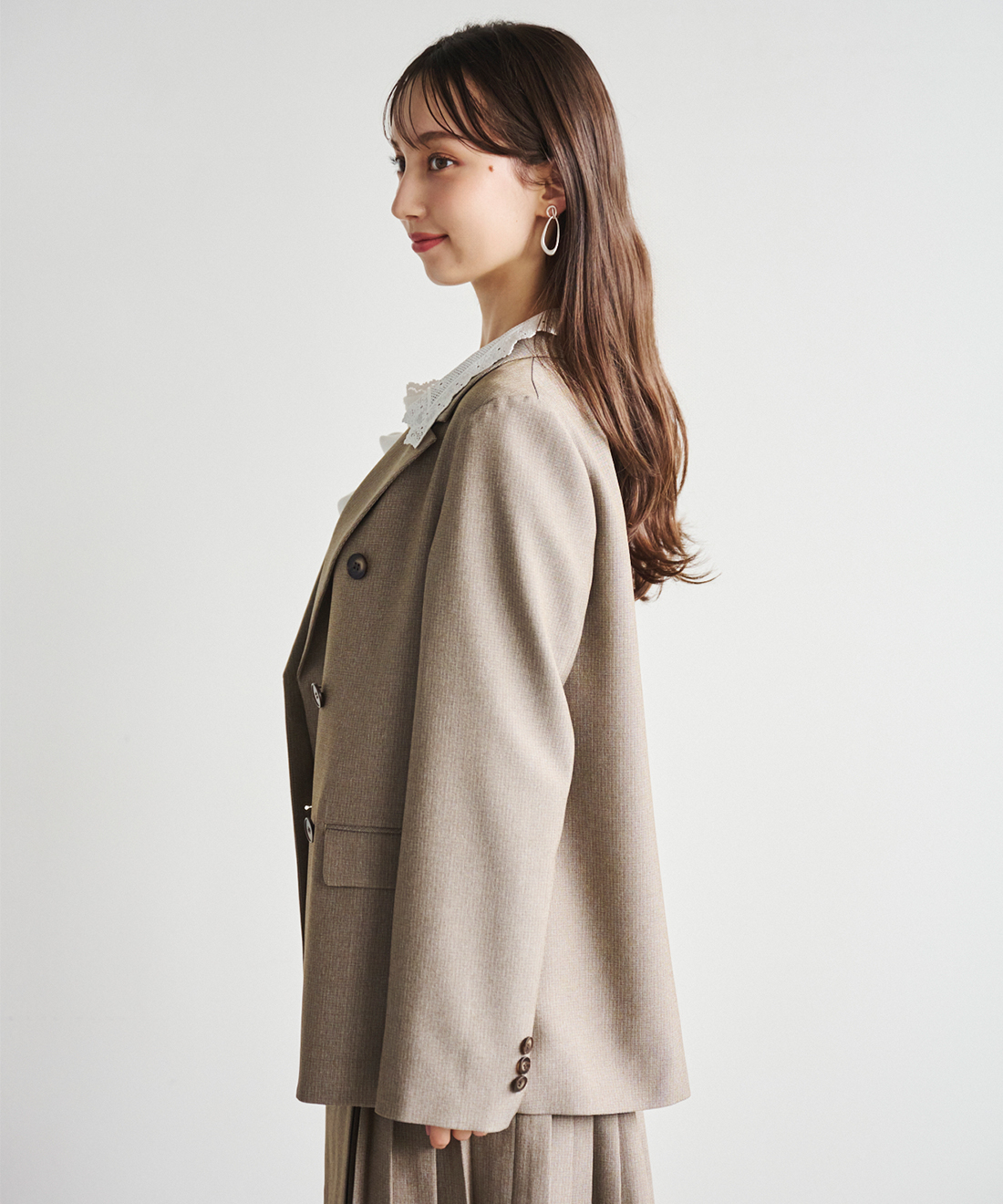 レースカラーテーラードジャケット｜PETAL ONLINE（ペタルオンライン）