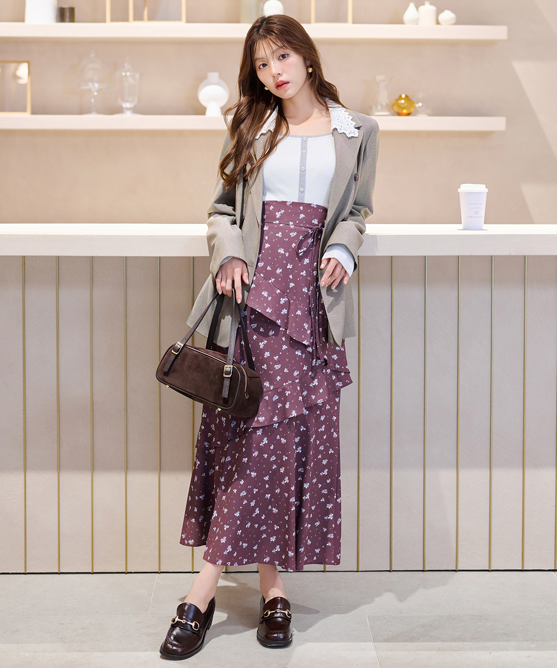 【めるる】HARE　 flowerレースジャケット 今期 完売カラー めるる様専用】HARE flowerレースジャケット 今期 完売カラー