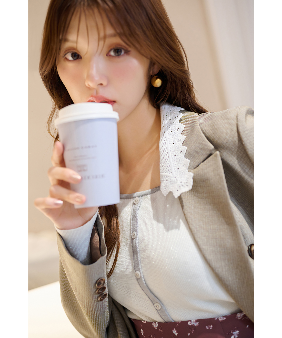 レースカラーテーラードジャケット｜PETAL ONLINE（ペタルオンライン）