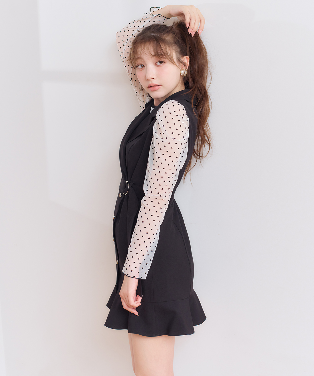 ヘムフレアジャケットミニワンピース｜PETAL ONLINE（ペタル