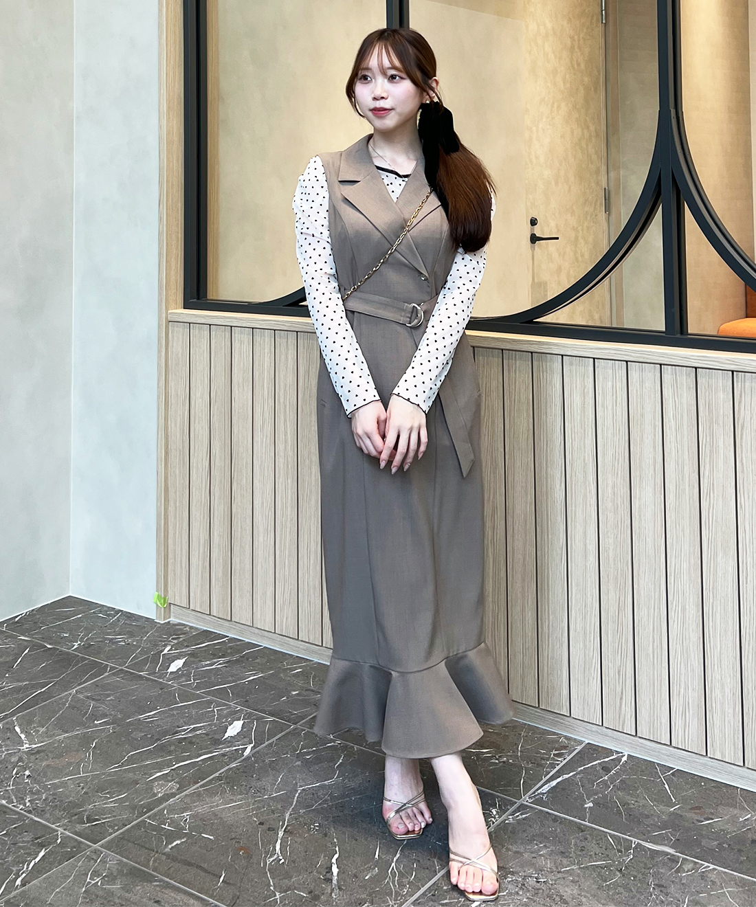 ヘムフレアジャケットワンピース｜PETAL ONLINE（ペタルオンライン）