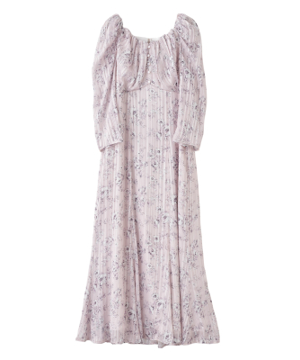 リリアンカラット ジャガードカフタンワンピース ホワイト リリアンカラット ジャガードカフタンワンピース ホワイト