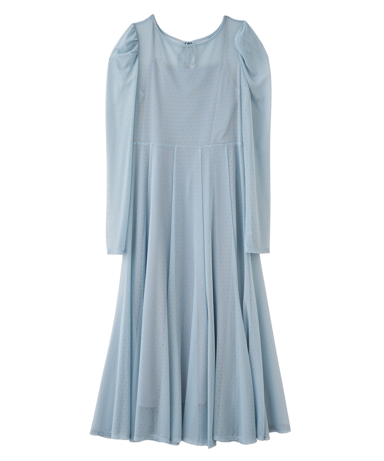 新品　リリアンカラット　ジャガードカフタンワンピース　ブルー　M パフスリーブ 商品一覧｜PETAL ONLINE（ペタルオンライン）