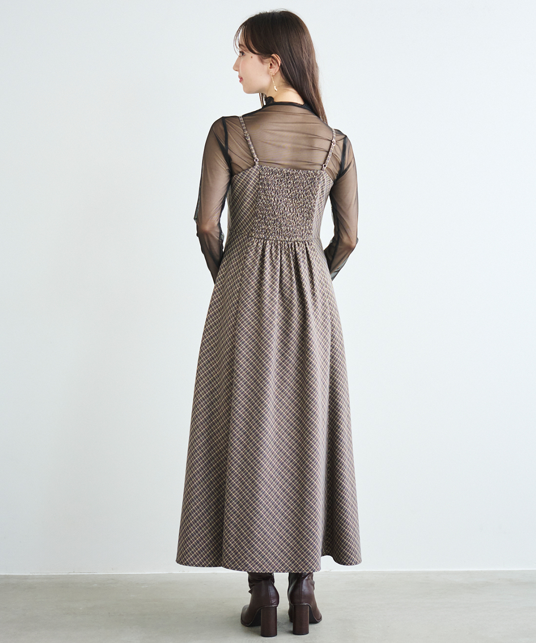 バリエーションフリルショルダーワンピース｜PETAL ONLINE（ペタル