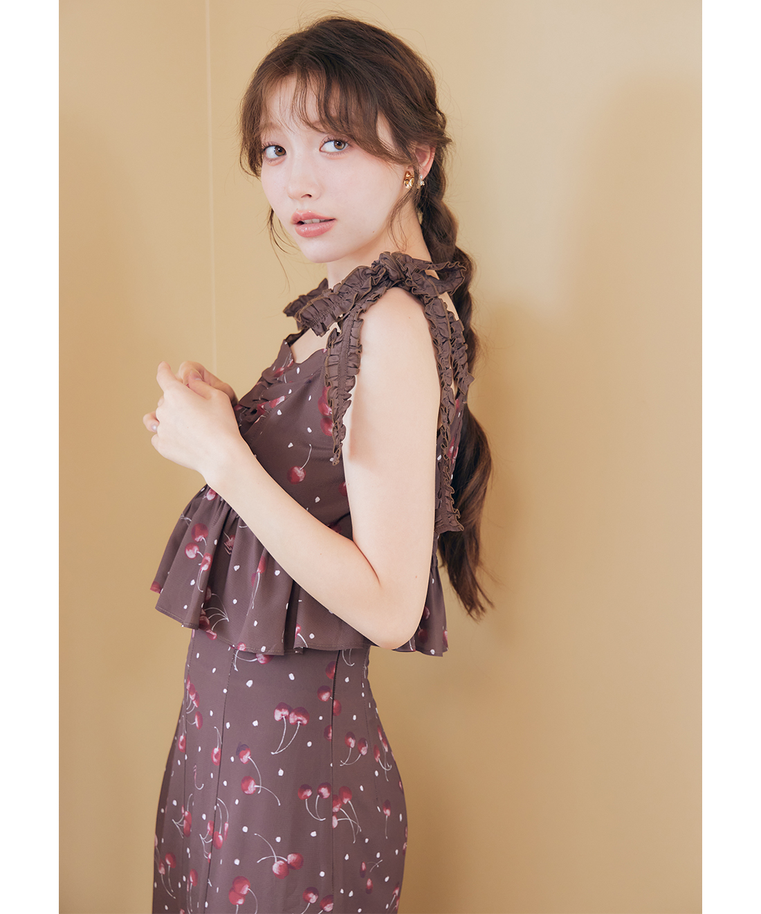 チェリープリントキャミソール＆スカートセット｜PETAL ONLINE（ペタル