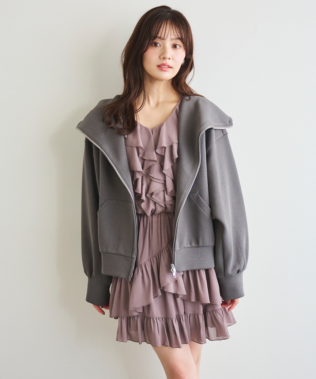 フリルペプラムブラウス＆ショートパンツセット｜PETAL ONLINE（ペタル