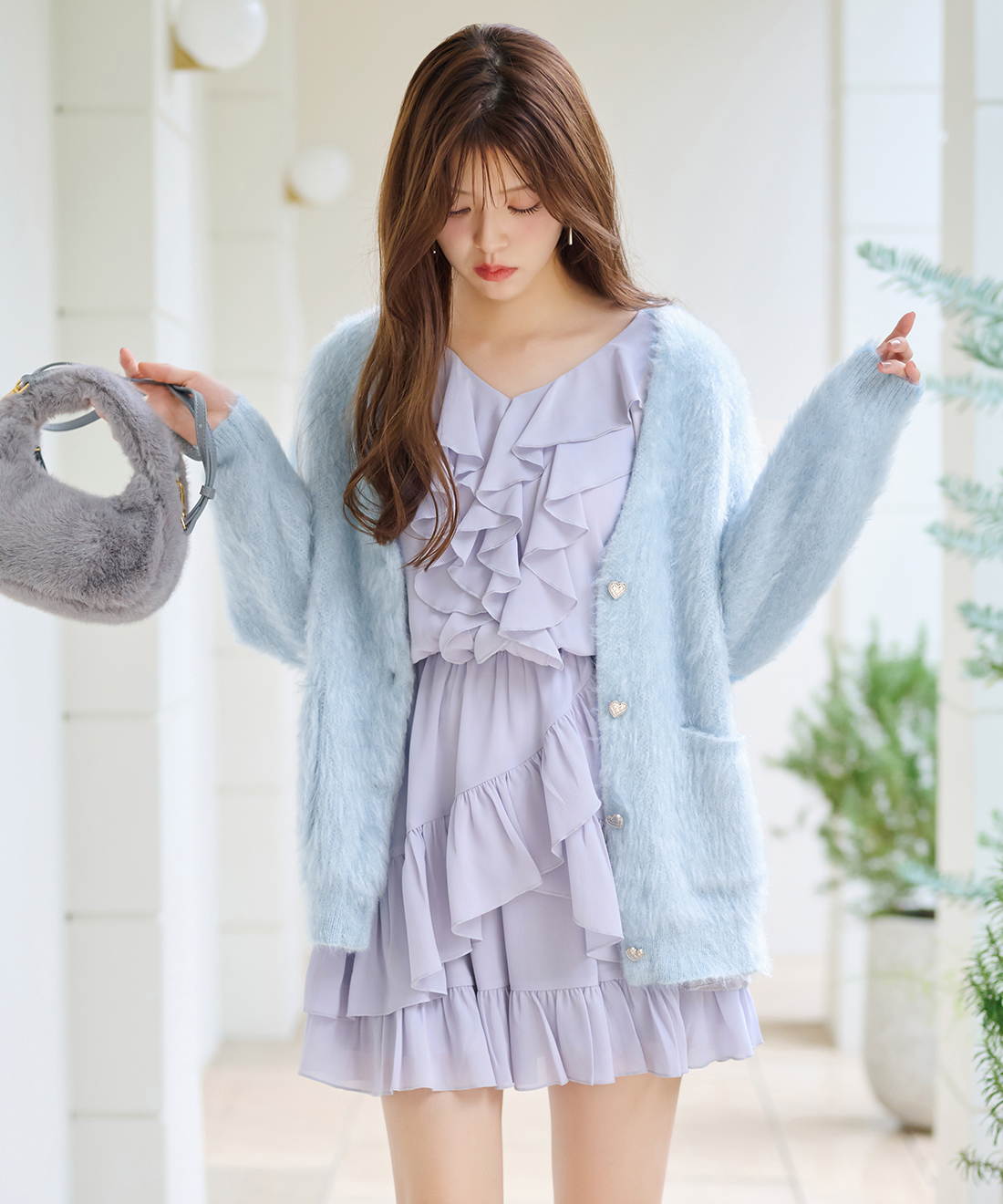 フリルペプラムブラウス＆ショートパンツセット｜PETAL ONLINE（ペタル