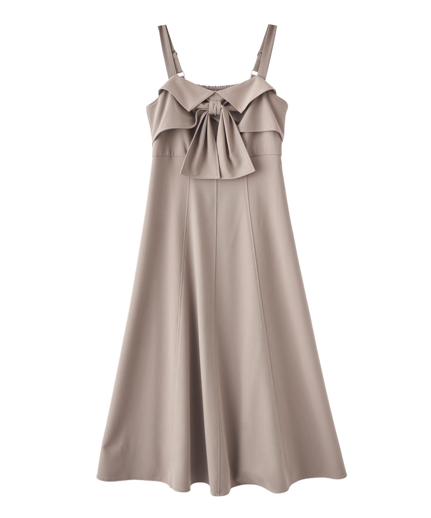 COCO DEAL リボンキャミワンピース ベージュ【美品】 フロントリボンキャミワンピース｜PETAL ONLINE（ペタルオンライン）