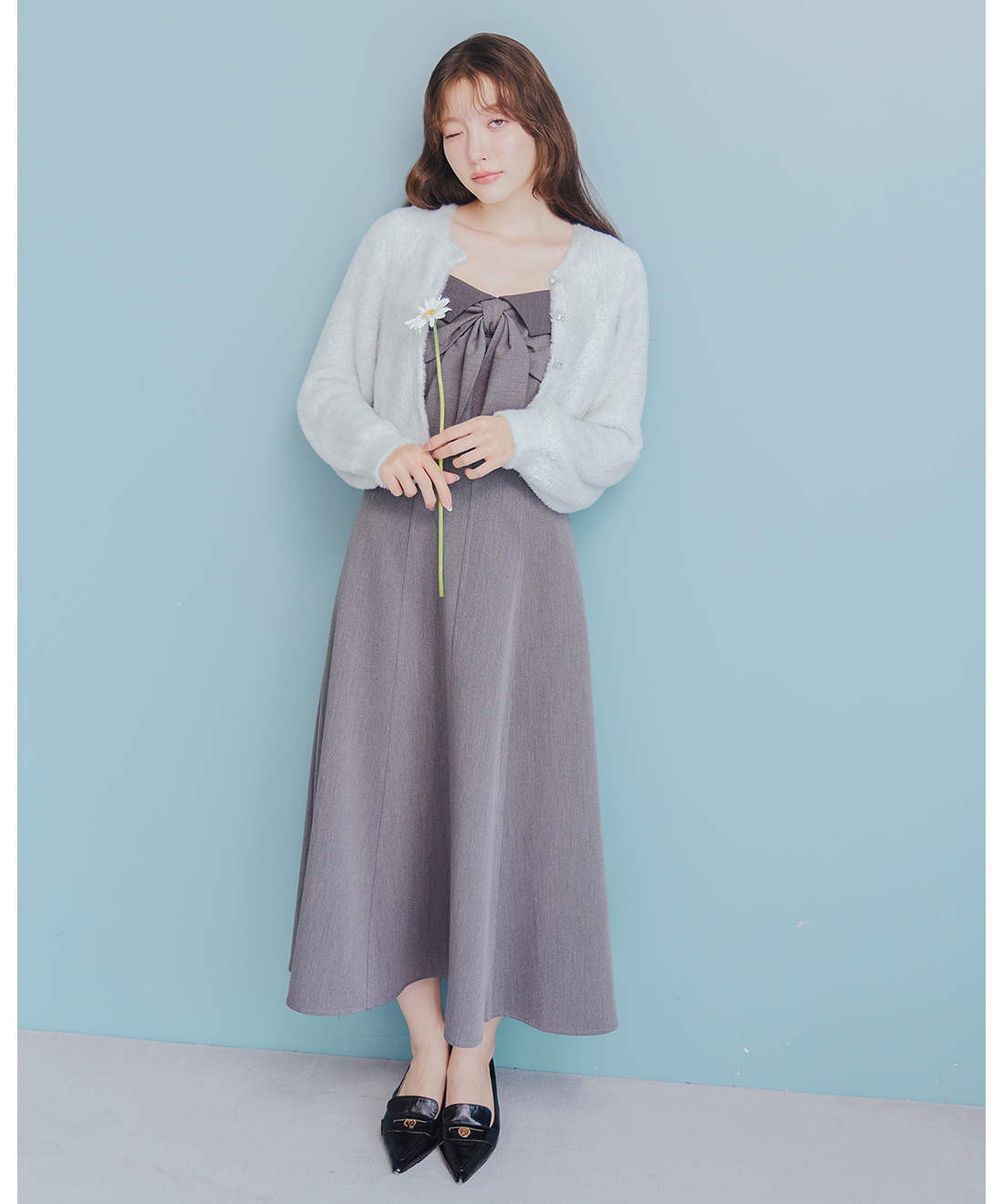 フロントリボンキャミワンピース｜PETAL ONLINE（ペタルオンライン）