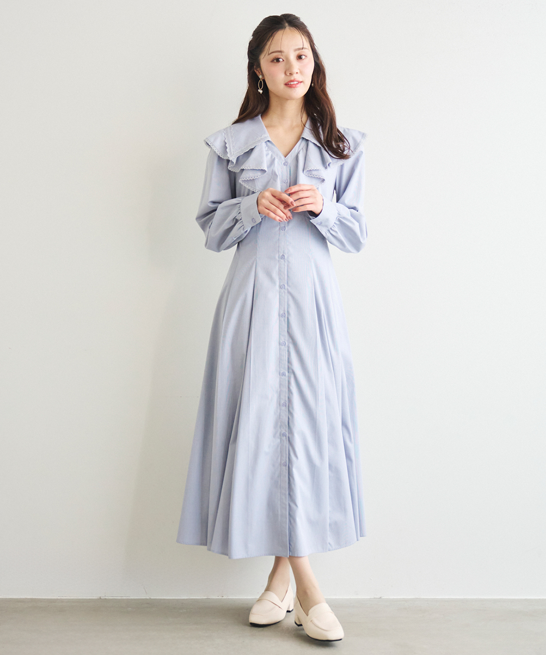 レーストリミングシャツワンピース｜PETAL ONLINE（ペタルオンライン）