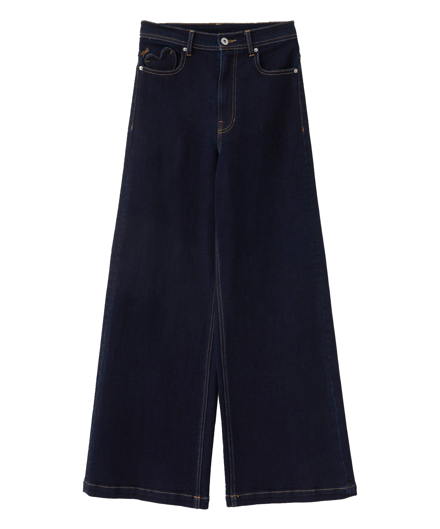 ハートシリーズI ❁154〜169 ハートポケットデニムワイドパンツ｜PETAL ONLINE（ペタルオンライン）