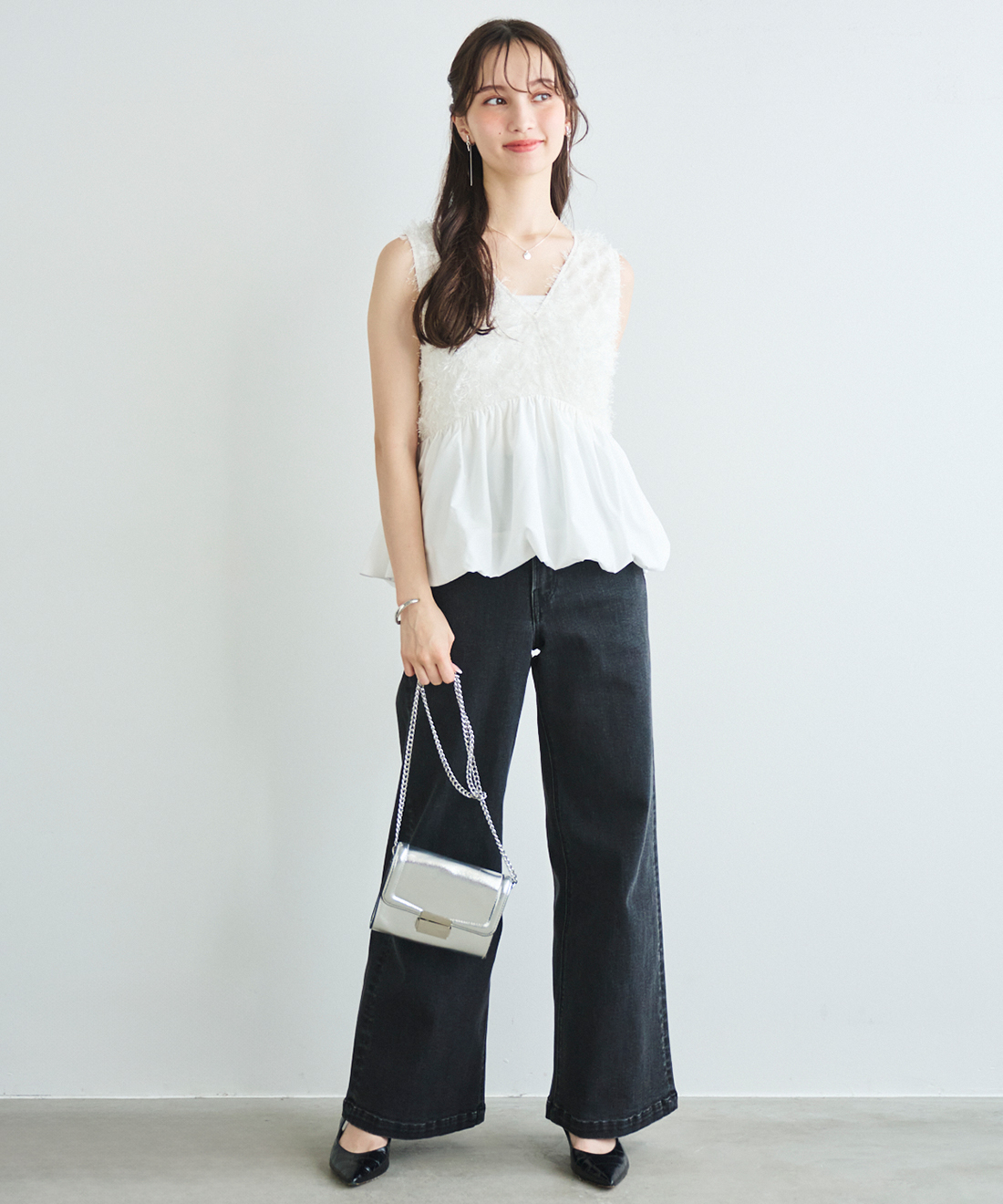 ハートシリーズI ❁154〜169 ハートポケットデニムワイドパンツ｜PETAL ONLINE（ペタルオンライン）